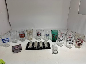 lot 53 image: Beer & Shot Glasses