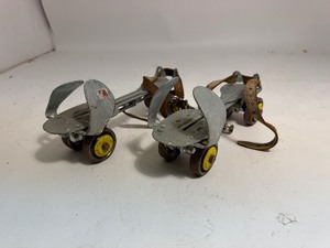 lot 60 image: Vintage Metal Roller-Skates