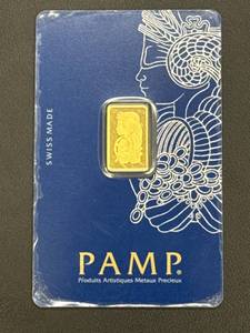 lot 7 image: PAMP 2.5g Fine Gold Bar 999.9 with CertiPAMP Assay Card