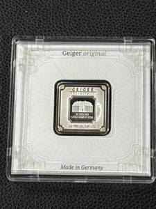 lot 146 image: 20 Gram .999 Silver Bar by Geiger Edelmetalle in Certificate Packaging