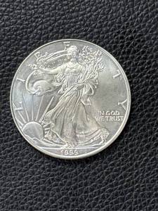 lot 219 image: 1999 American Silver Eagle Bullion Coin - 1 oz Fine Silver