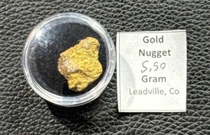 5.50 Gram Gold Nugget from Leadville, Colorado