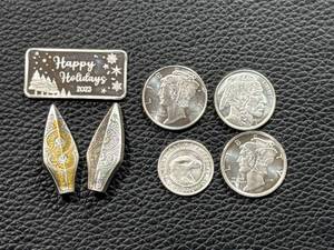 lot 34 image: 31.8g Assorted Silver Pieces