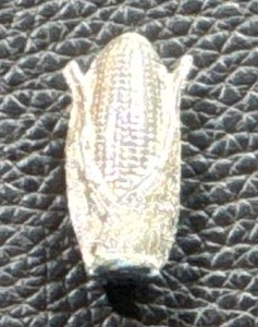 lot 38 image: .37oz .999 Fine Silver Corncob-Shaped Silver Pour