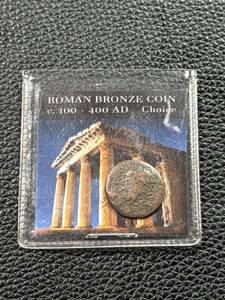 lot 39 image: Roman Bronze Coin Minted Between 100-400 AD