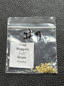 lot 56 image: 1.01 Gram of Gold Nuggets from Alaska in Plastic Pouch