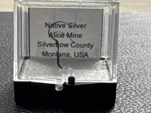 lot 76 image: Native Silver Specimen from Alice Mine, Silver Bow County, Montana