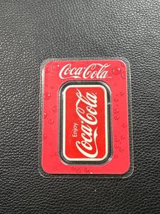 lot 122 image: Coca-Cola 1 oz .999 Fine Silver Bar in Original Packaging
