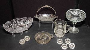 lot 79 image: Cut Glass Serving Ware - 11 Pieces