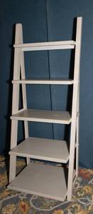 lot 34 image: Gray Bookshelf