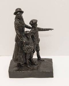lot 133 image: Annie Moore Cobh Composition Sculpture by Jeanne Rynhart