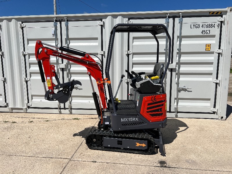 lot 4003 image: 2025 AGT Mini Excavator (MX15RX)