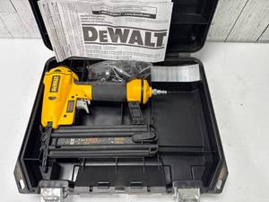 lot 9005 image: DeWalt D51238 18-Gauge Brad Nailer in Original Case