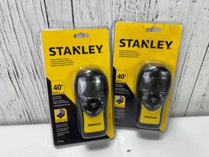 lot 9050 image: Stanley 77008 Stud Finders in Original Packaging (Set of 2)