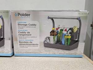 (2) POLDER UNDER SINK STORAGE CADDY