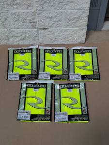 lot 10 image: (5) NEW RADWEAR LARGE HIGH VISIBILITY WORKWEAR VEST