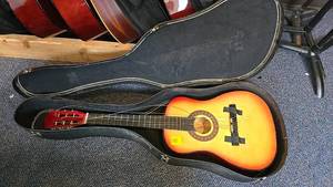lot 13 image: Acoustic Guitar, Sunburst Finish, Dreadnought Body, with Case