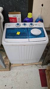 lot 50 image: KUPPET Portable Washing Machine 1040603400, Twin Tub, 1300 RPM Spin