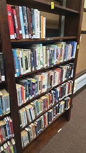 lot 204 image: Bookshelf with Approximately 100 Books, Mixed Genres