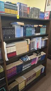 lot 217 image: Bookshelf with 150 Books, Various Genres