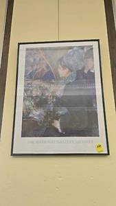 lot 266 image: The National Gallery London Prints by Degas, Renoir, Wyeth, Framed, (4) pieces.