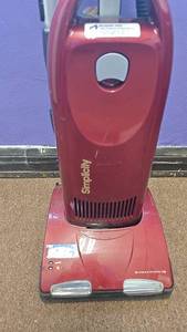 lot 283C image: Simplicity Synchrony SCRP.4 Upright Vacuum, 120V, 12.0 Amps, Burgundy