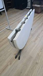 lot 288B image: Lifetime 80160 Folding Table, 60x30in, 1000 lbs Capacity, White
