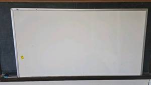 lot 533 image: Wall-Mounted Whiteboard, 72x36 Inches, Aluminum Frame
