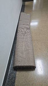 lot 545 image: Brown Striped Rug, Contemporary Style