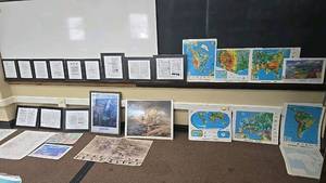 lot 624 image: Comprehensive Educational Books and Maps Collection, History & Geography Focus