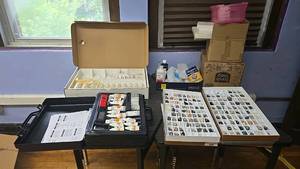 lot 636 image: Comprehensive Geological and Chemical Testing Kit with Mineral Samples and Hanna Reagents