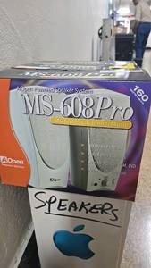 lot 646 image: (4) Boxes of AOpen MS-608Pro Multimedia Gaming Speakers, 150W PMPO, Beige