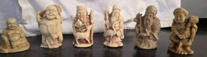lot 87 image: Vintage Buddha Warrior Wiseman figurine
