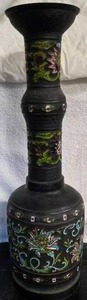 lot 109 image: Vintage  MCM Frederick Cooper bronze Cloisonne table lamp base