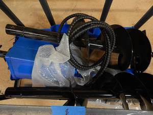 lot 8 image: Skid Steer Attachment Auger Set