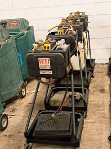 lot 102 image: Lot of (4) RTI Technologies Fluid Pro Differential Fluid Exchangers DFX-1 (For Parts, Not Operational)