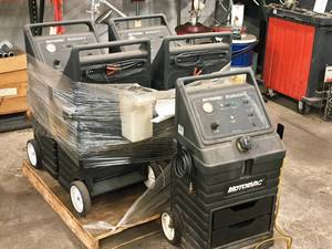 lot 108 image: Lot of (5) MotorVac Brake Vac II Brake System (For Parts, Not Operational)