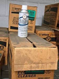 lot 131 image: Lot of (2 Full Boxes  1 Partial Box) Valvoline Ultra Foam Evaporator Cleaner