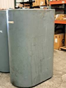 lot 46 image: 275-Gallon Above Ground Tank for Flammable Liquids 27 x 44 x 60 (Oval)
