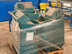 lot 119 image: Lot of (3) EBS Brake Flush Machines (For Parts, Not Operational)