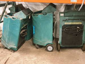 lot 121 image: Lot of (4) EBS Brake Flush Machines (For Parts, Not Operational)