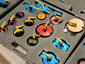 lot 215 image: Brake Bleeder Adapter Kit with Case