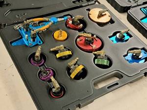 lot 218 image: Brake Bleeder Adapter Kit with Case