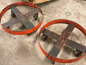 lot 227 image: Lot of (2) Barrel Dollys