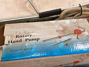 lot 239 image: Rotary Hand Pump (in original packaging)