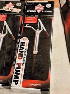 lot 247 image: Zee Line Hand Pump #382 (in original packaging)