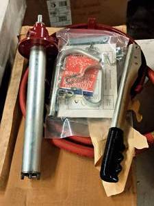 lot 256 image: Alemite LP Pump with Hose #7533-4 (in original packaging)