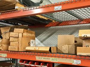 lot 415 image: Lot of (Shelf Contents) Assorted Mounts, Brackets, Repair Kits (in original packaging)