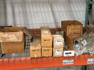 lot 423 image: Lot of (Shelf Contents) Misc. Replacement Parts, Fittings (in original packaging)