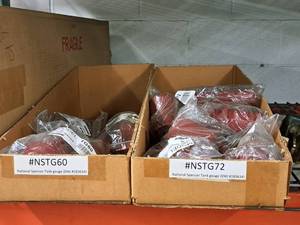 lot 432 image: (3) NSTG 60 Gauges EMJ #183634, (10) NSTG 72 Gauges EMJ #183634 (in original packaging)